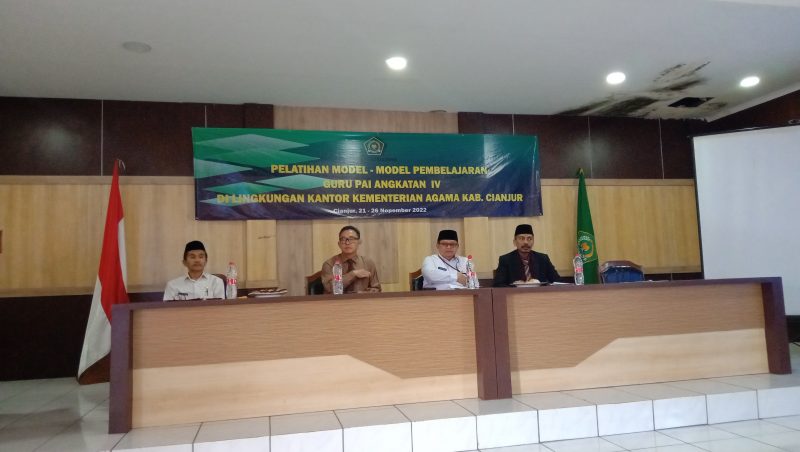 Pelatihan Model-model Pembelajaran Guru PAI di Lingkungan Kantor Kemenag Cianjur